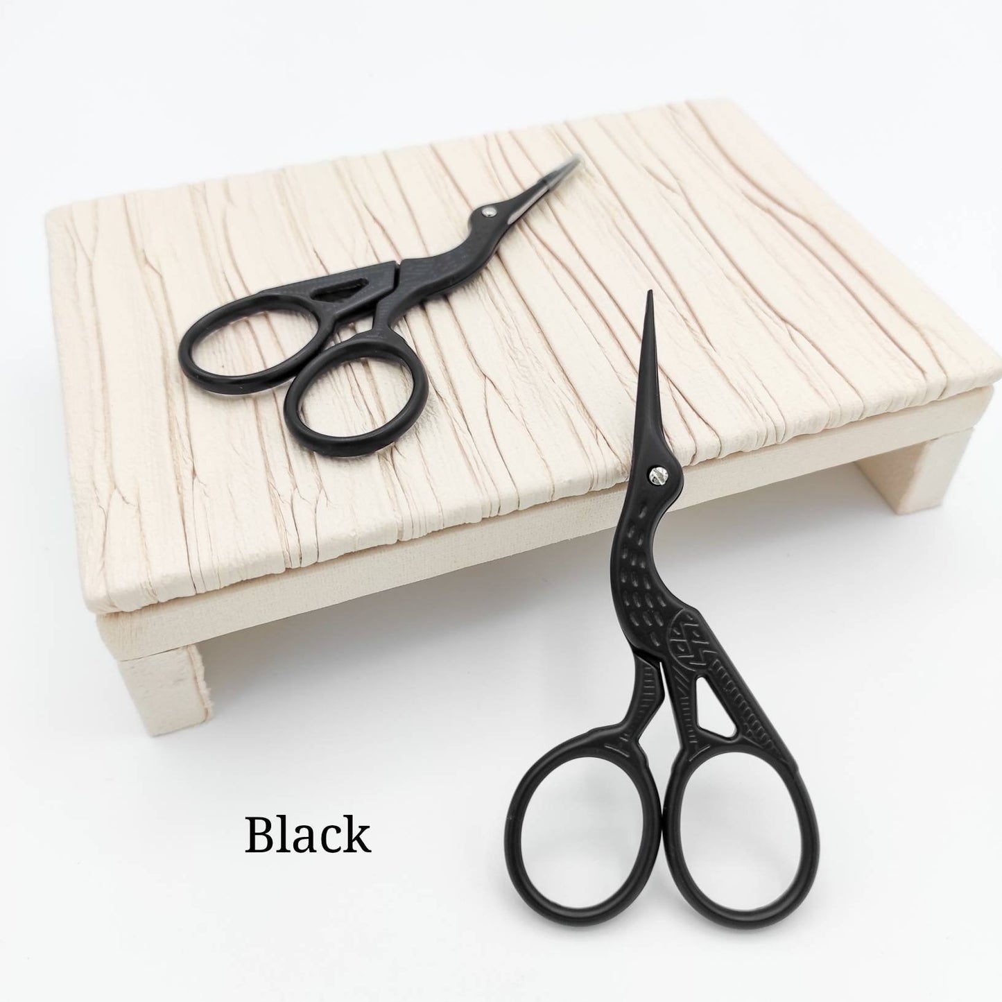 Classic Stork Embroidery Scissors: Sharp Stainless Steel Craft Scissors