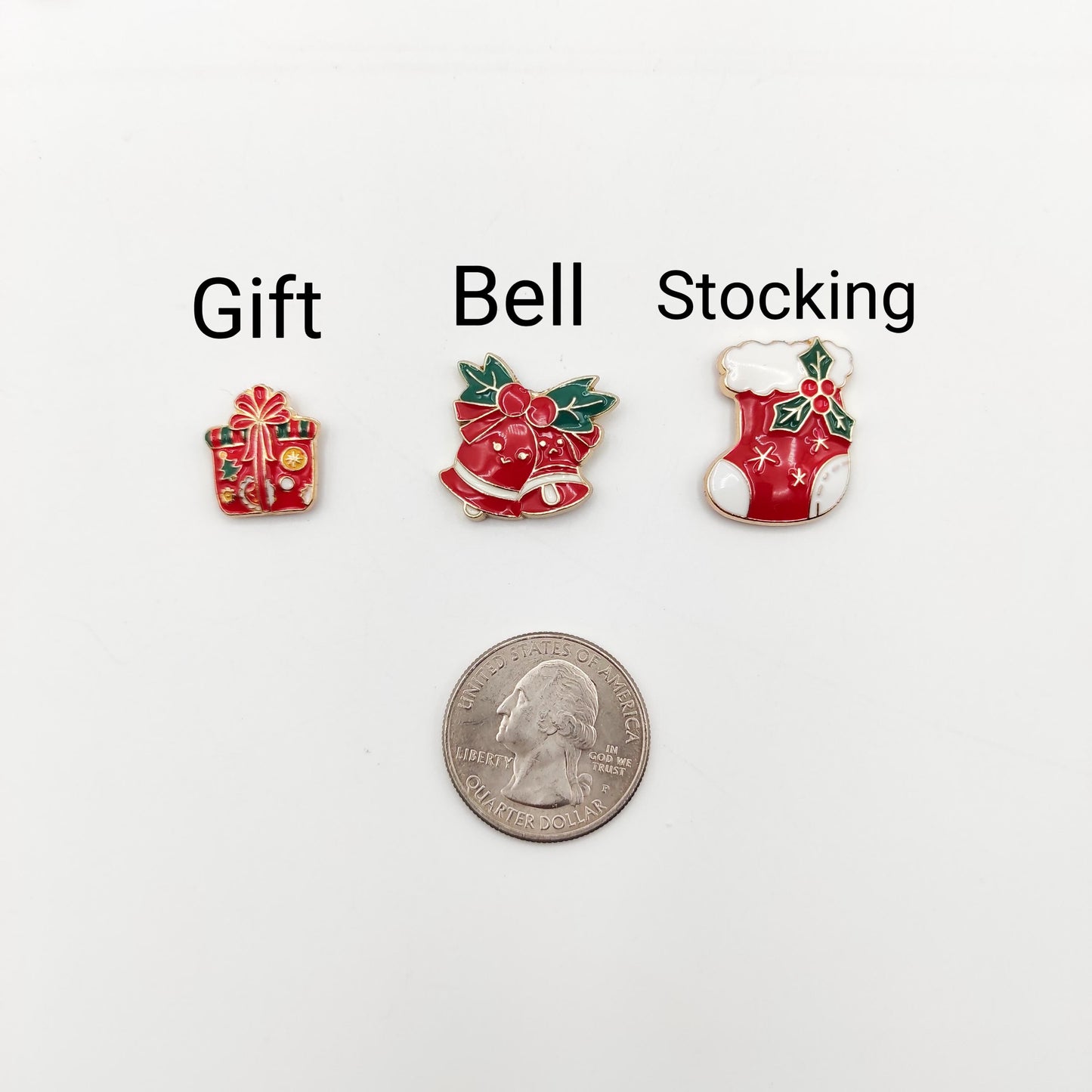 Christmas Enamel needle minder, Holiday needle minder, Small Needle Minder for Embroidery, Cross Stitch, Needle work, Needle point tools