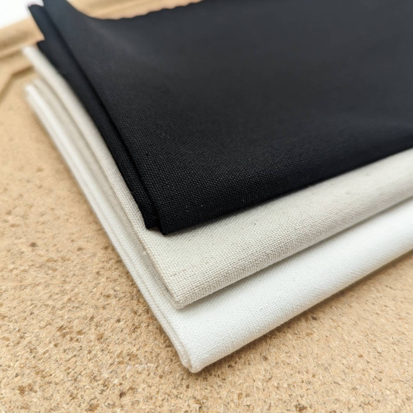 Cotton Linen Blend Fabric: Embroidery, Craft, Sewing - Fat Quarter