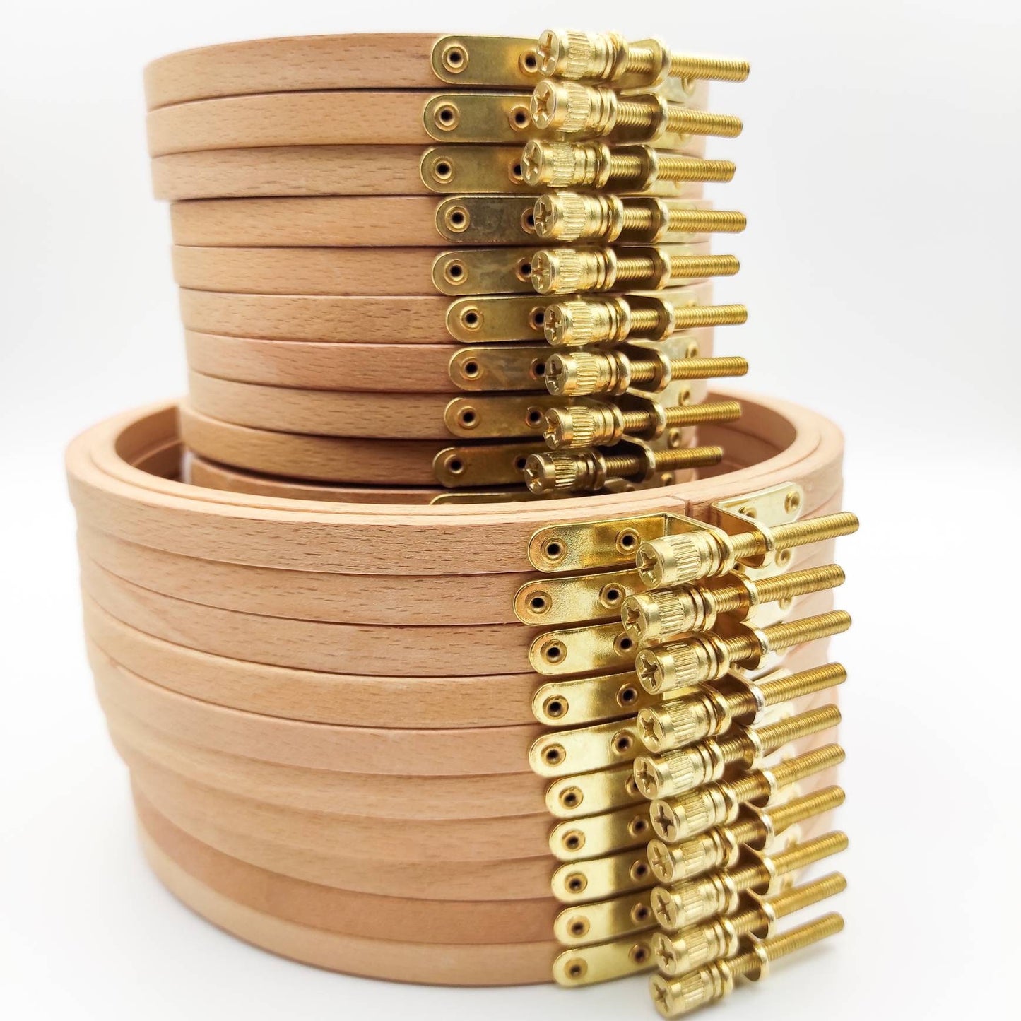 Beechwood Hoop3"/4"/5"/6"/7"/8"/9"/11"/12" for Hand or Machine Embroidery/Cross stitch/Needlework. Perfect for Crafters and DIY Enthusiasts