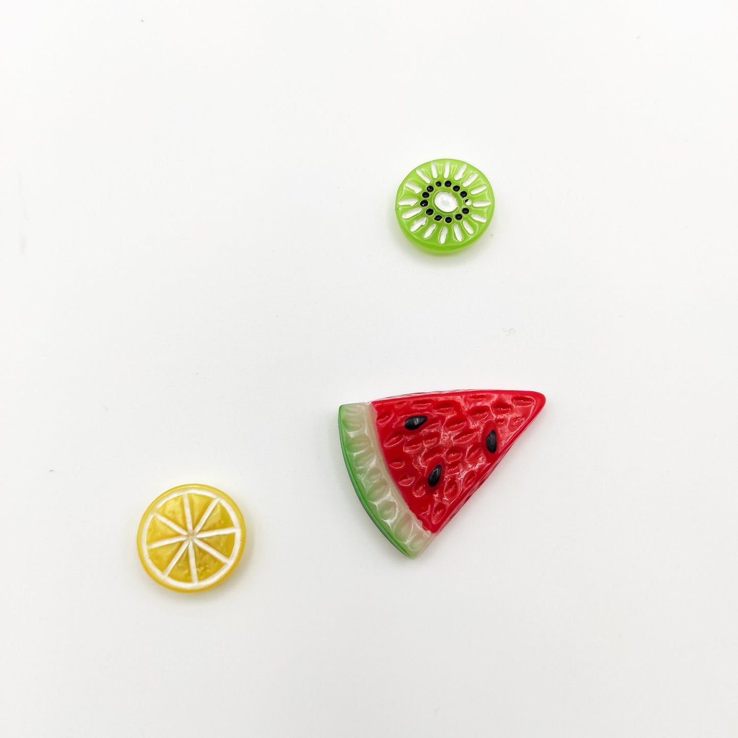 Fruit Resin Needle Minder: Embroidery, Cross Stitch, Needlepoint