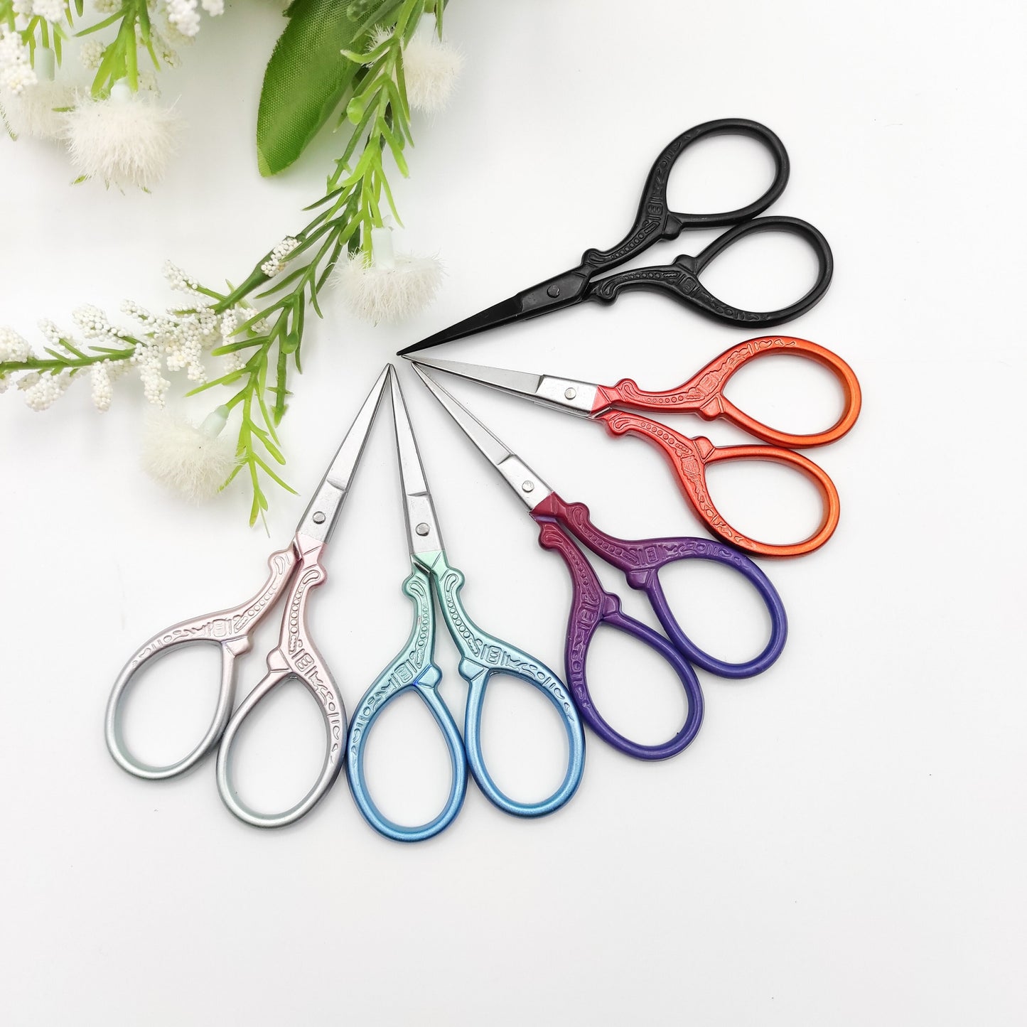 Stainless Steel Stylish Embroidery scissor, Small Sharp scissor unique gift for Embroidery/Quilting/Thread/Sewing/Knitting/Cross Stitch