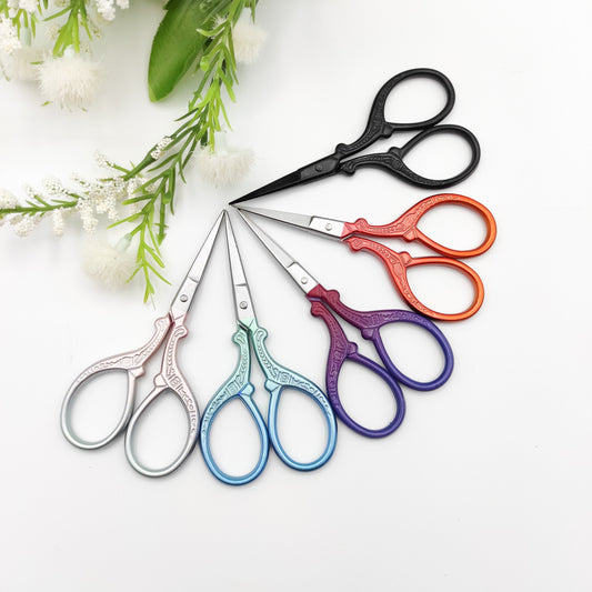 Stainless Steel Stylish Embroidery scissor, Small Sharp scissor unique gift for Embroidery/Quilting/Thread/Sewing/Knitting/Cross Stitch