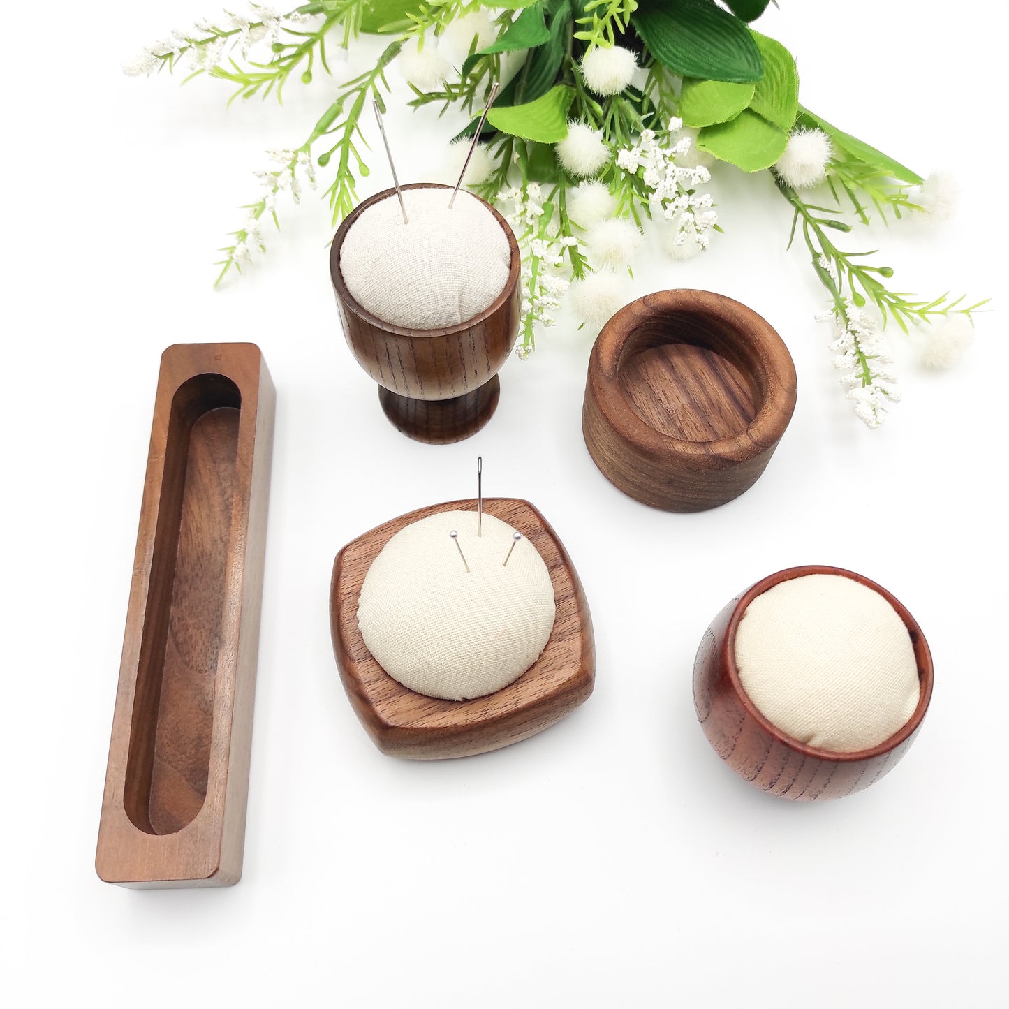 DIY Wooden pin cushion base