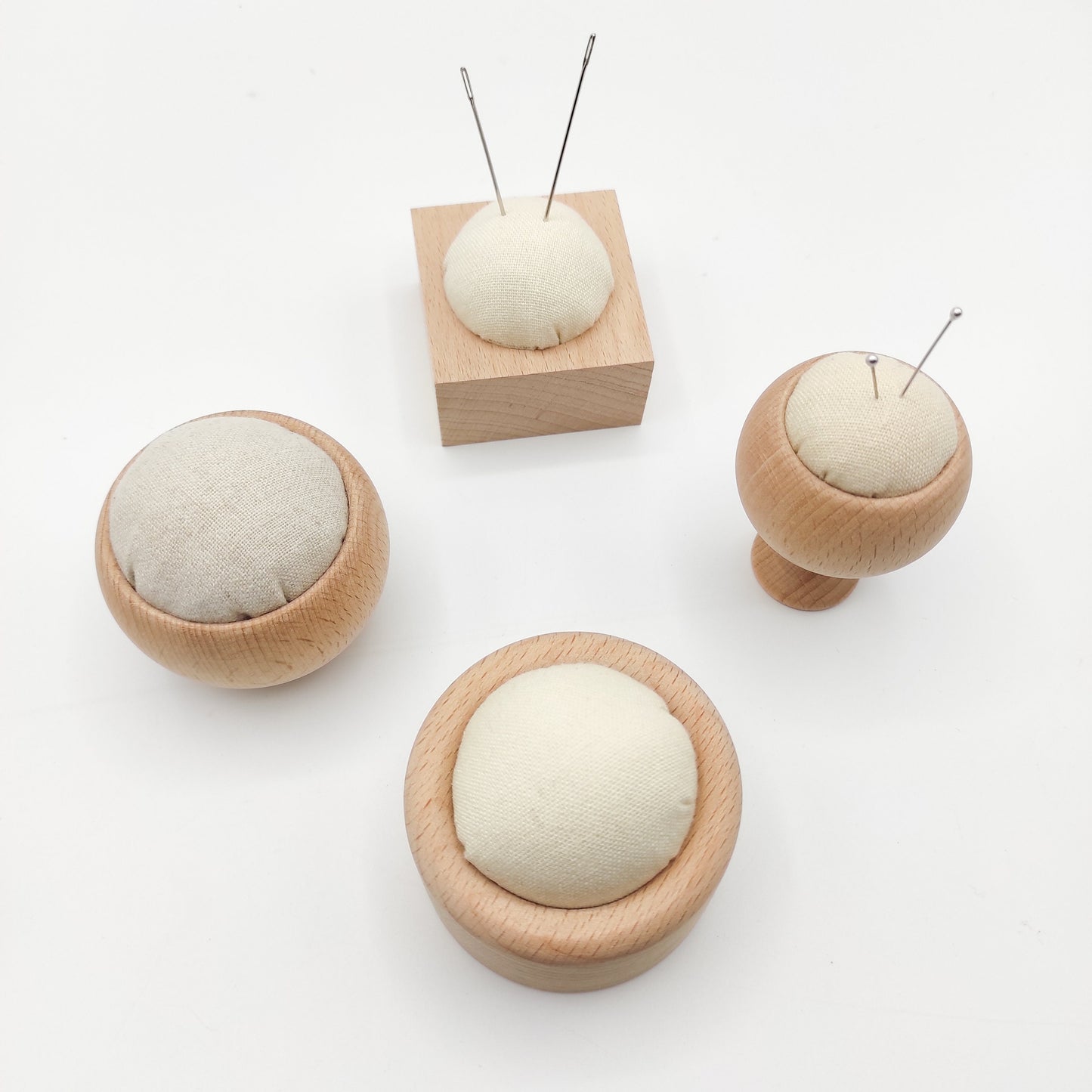 Medium Size Wood base for pin cushion base for Hand embroidery/sashiko/Cross Stitch/needlepoint/needle work and DIY projects