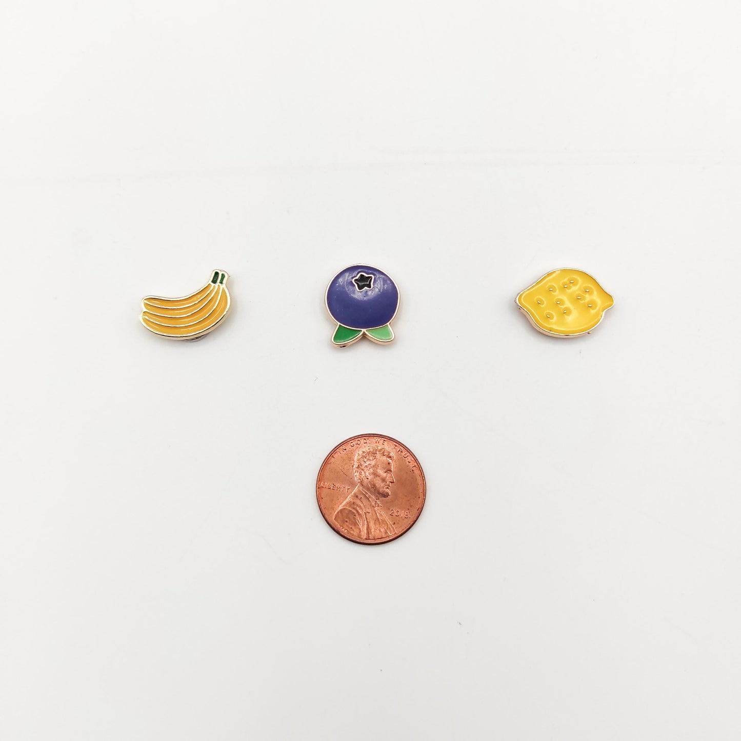 Fruit Small Enamel needle minders, Peach/Watermelon/Blueberry/Lemon/Avocado/Pineapple Needle Minder for Embroidery/Cross Stitch/Needle work