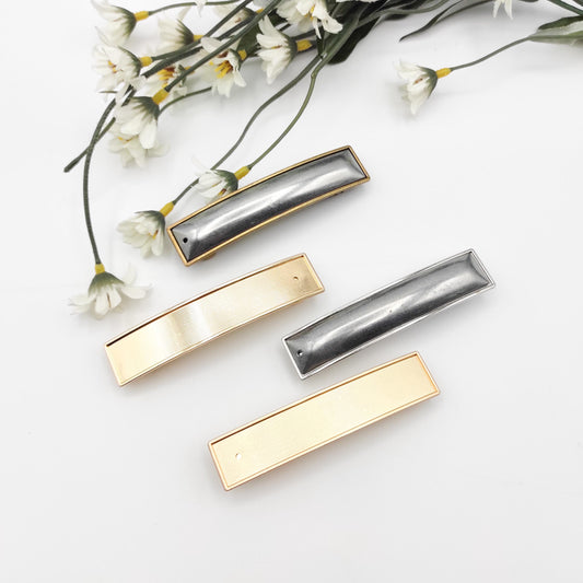 DIY Hair clip blank, embroidery hair clip base kit, DIY kit, Handmade hair pin base kit, cross stitch hair clip kit