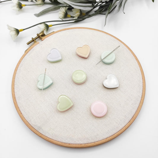 Pastel color needle minders, Needle Minder for Embroidery, Cross Stitch, Needle work, Needle point tools