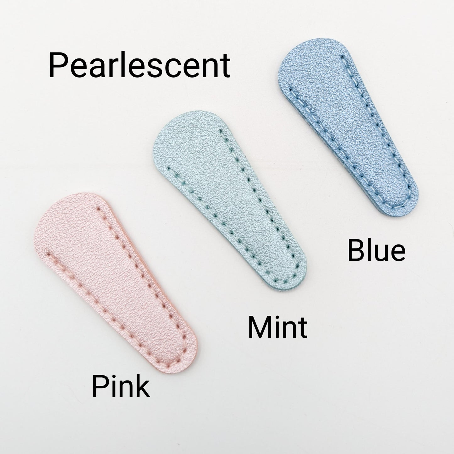 Solid Color Scissor sheath small size for small embroidery scissor tip protection leather cover for small scissors