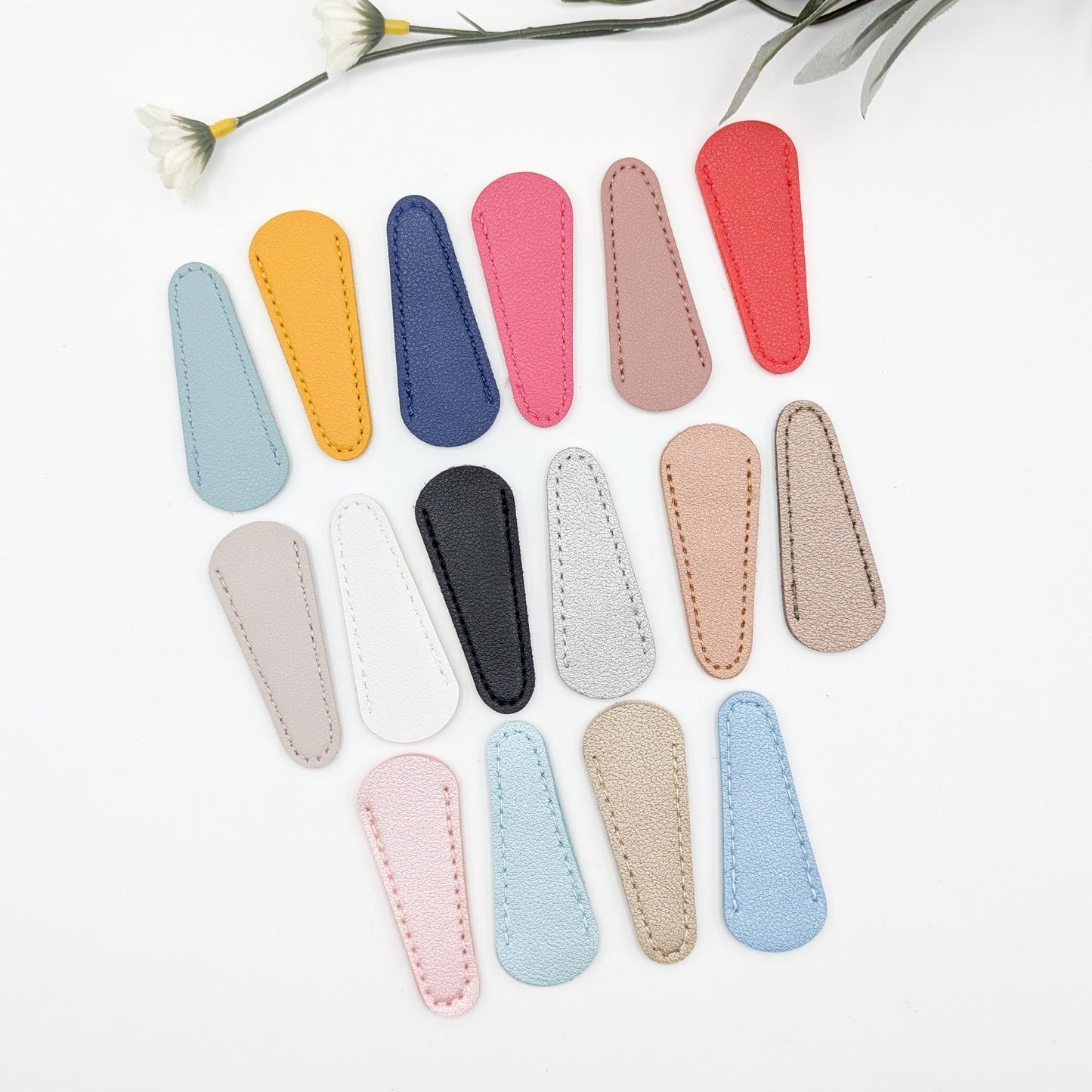 Solid Color Scissor sheath small size for small embroidery scissor tip protection leather cover for small scissors