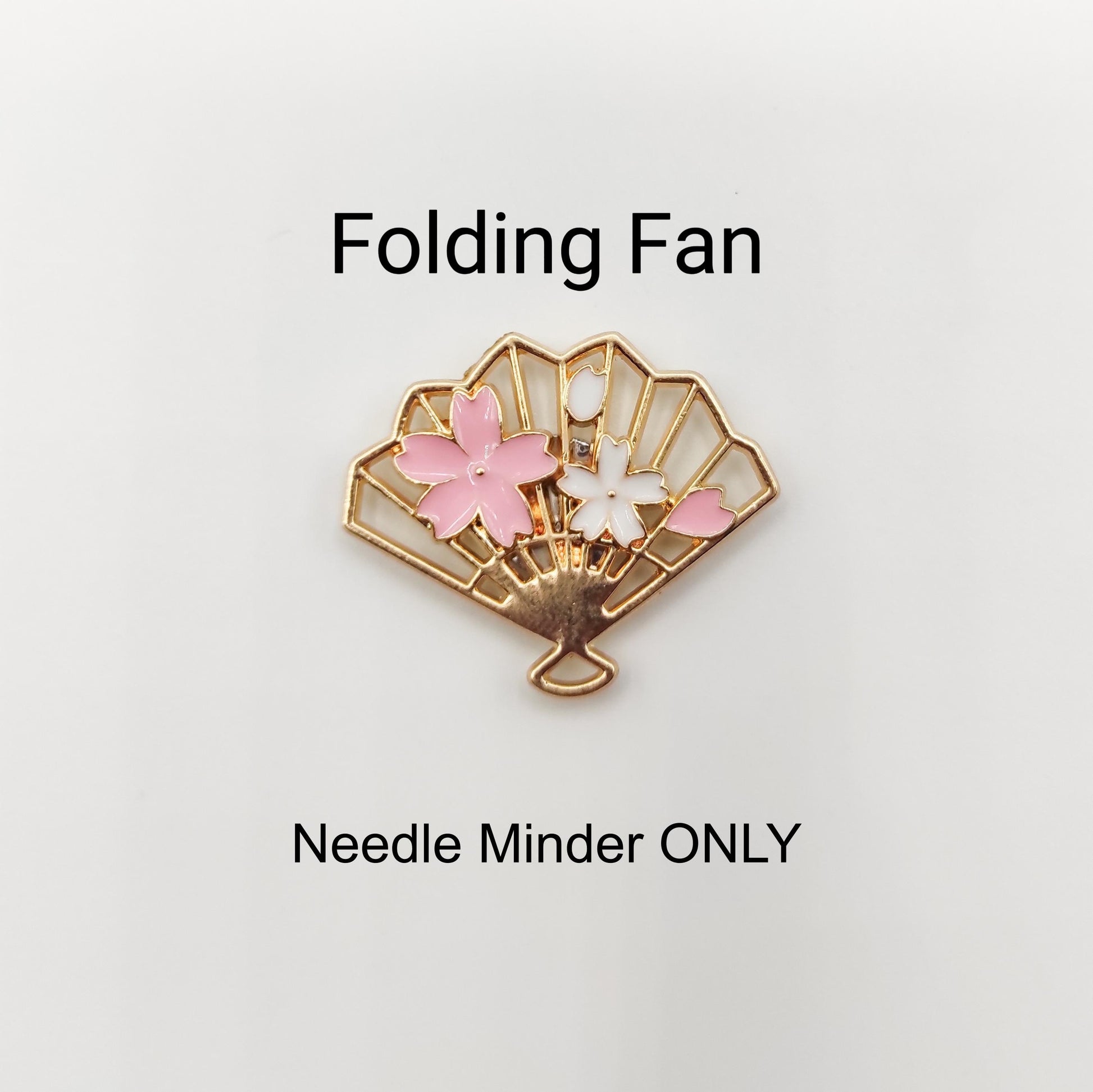 Cherry Blossoms Enamel needle minders, Needle Minder for Embroidery, Cross Stitch, Needle work, Needle point tools