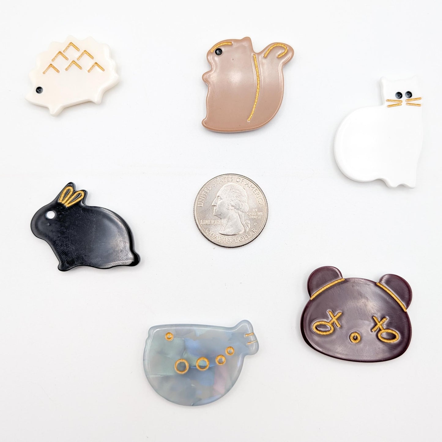 Large Animal Needle Minder: Acrylic Embroidery, Cross Stitch Tool