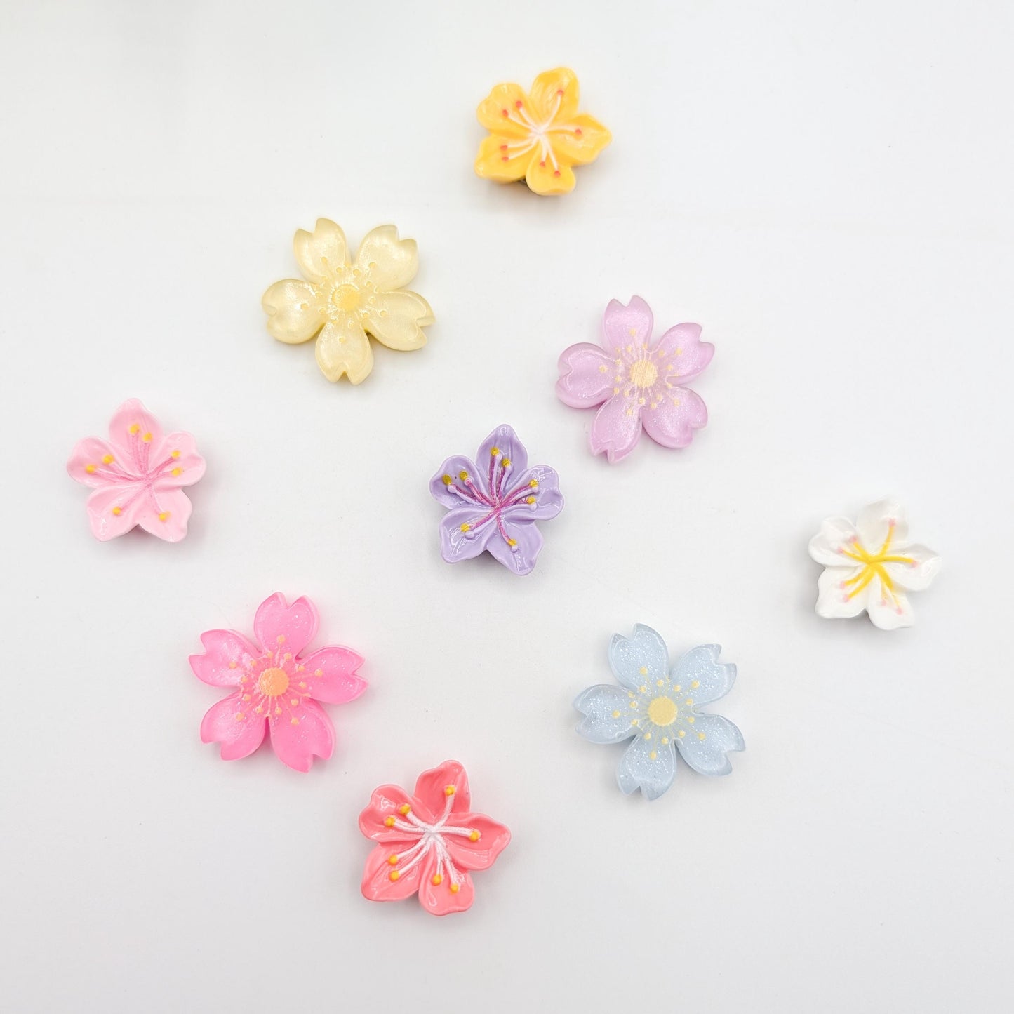 Sakura Needle Minder: Cherry blossom Embroidery, Cross Stitch, Needlepoint Tool