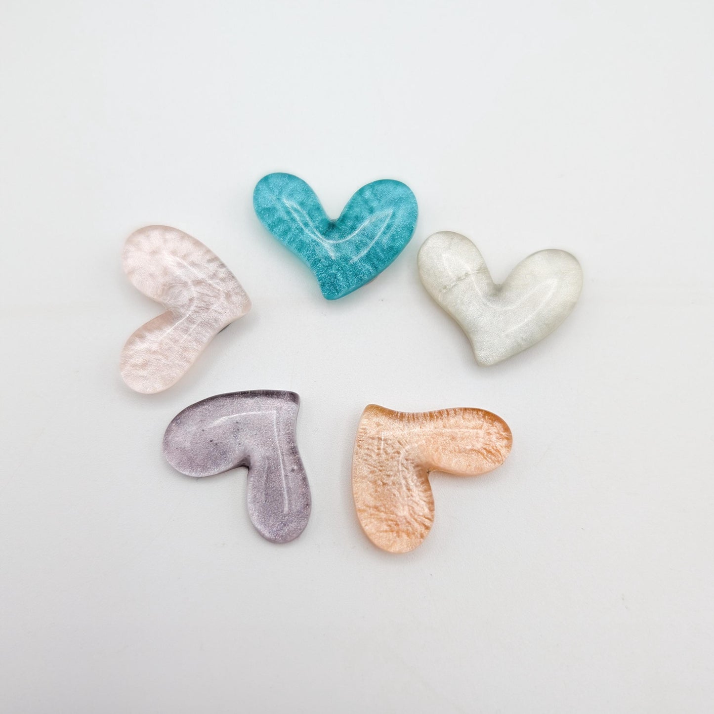 Heart Resin Needle Minder: Embroidery, Cross Stitch Tool