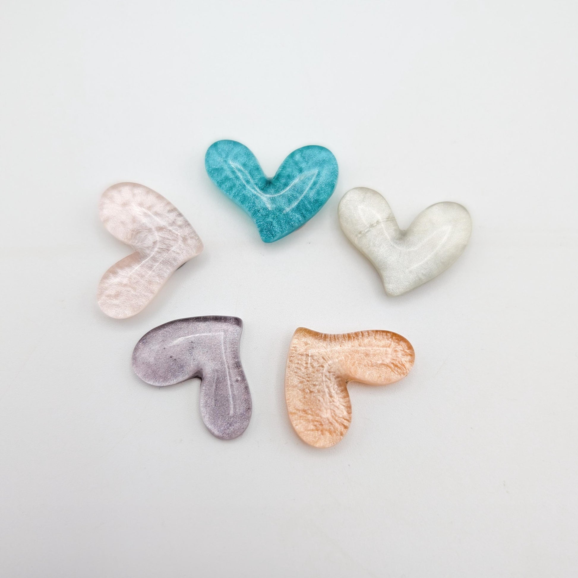 Heart Resin Needle Minder: Embroidery, Cross Stitch Tool
