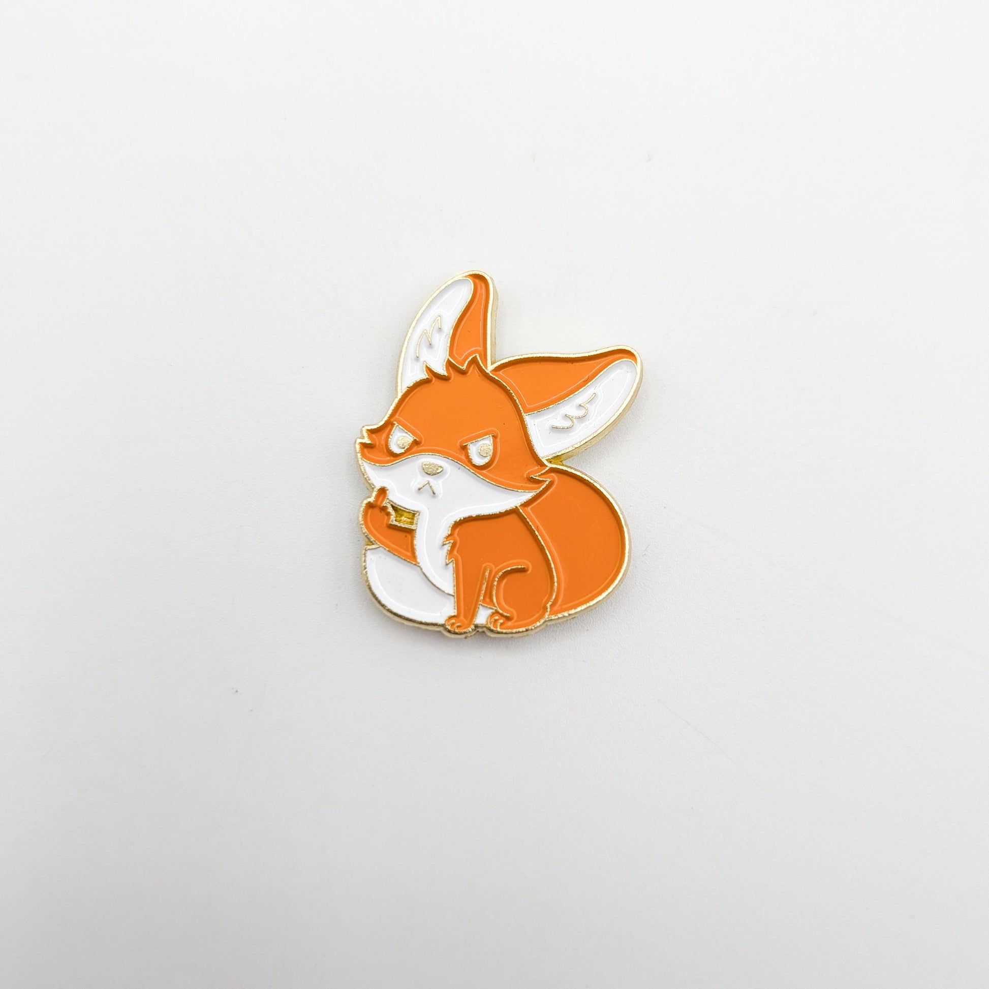 Funny Animal Enamel Needle Minder: Cat, Fox, Goose, Frog
