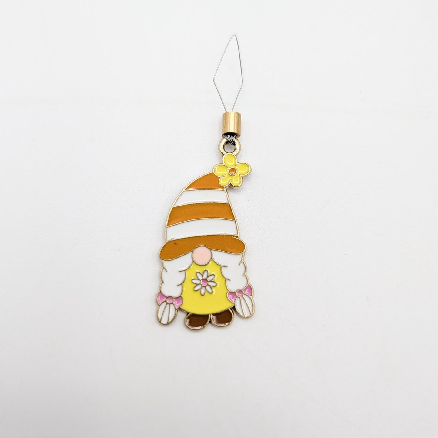Garden Gnome Enamel Needle Threader or 2in1 Combo: Embroidery Sewing Needlecraft