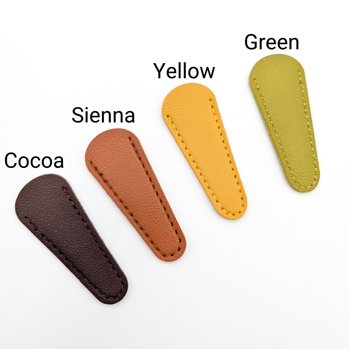 Solid Color Scissor sheath small size for small embroidery scissor tip protection leather cover for small scissors