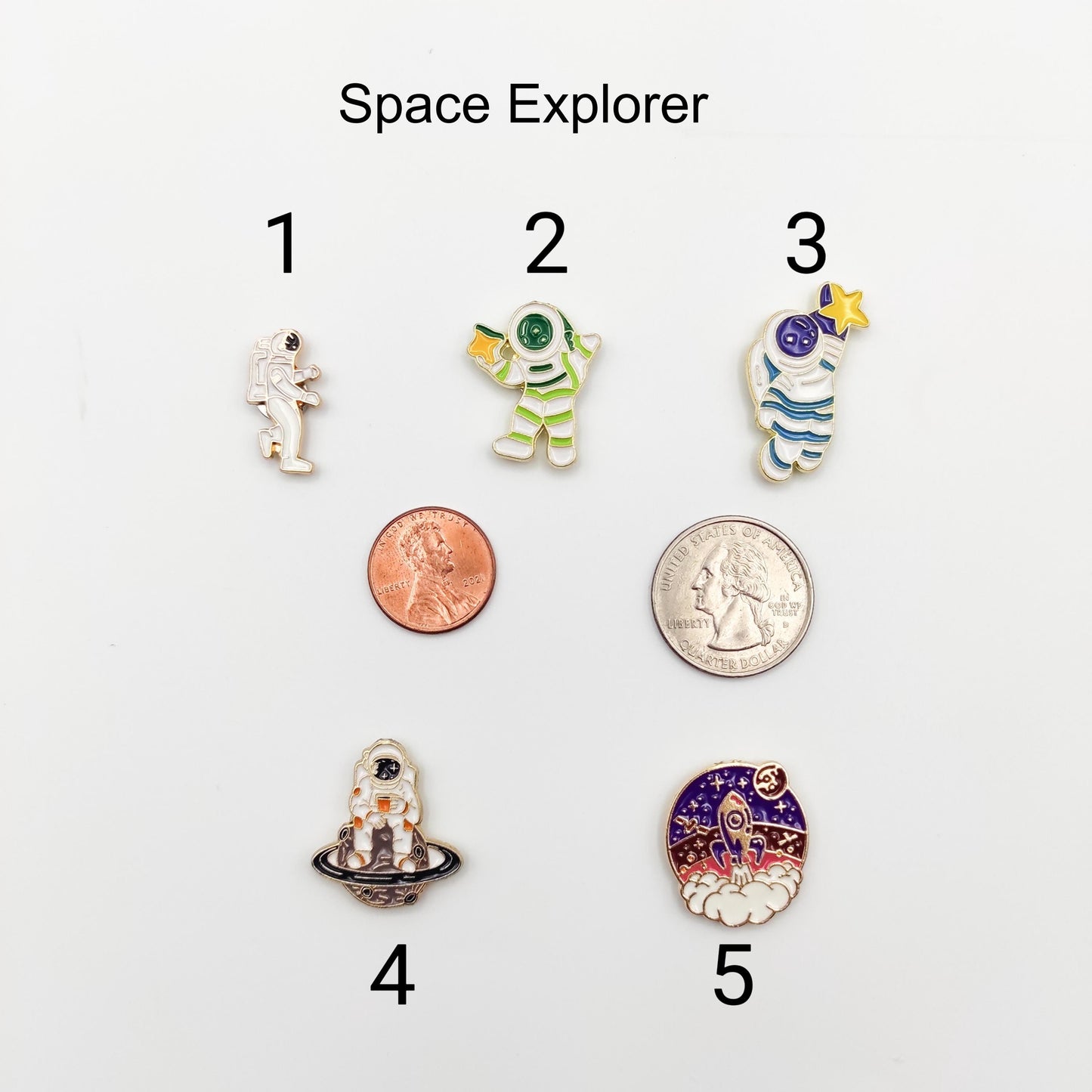 Astronaut enamel needle minders, Galaxy Needle Minder for Embroidery, Cross Stitch, Needle work, Needle point tools