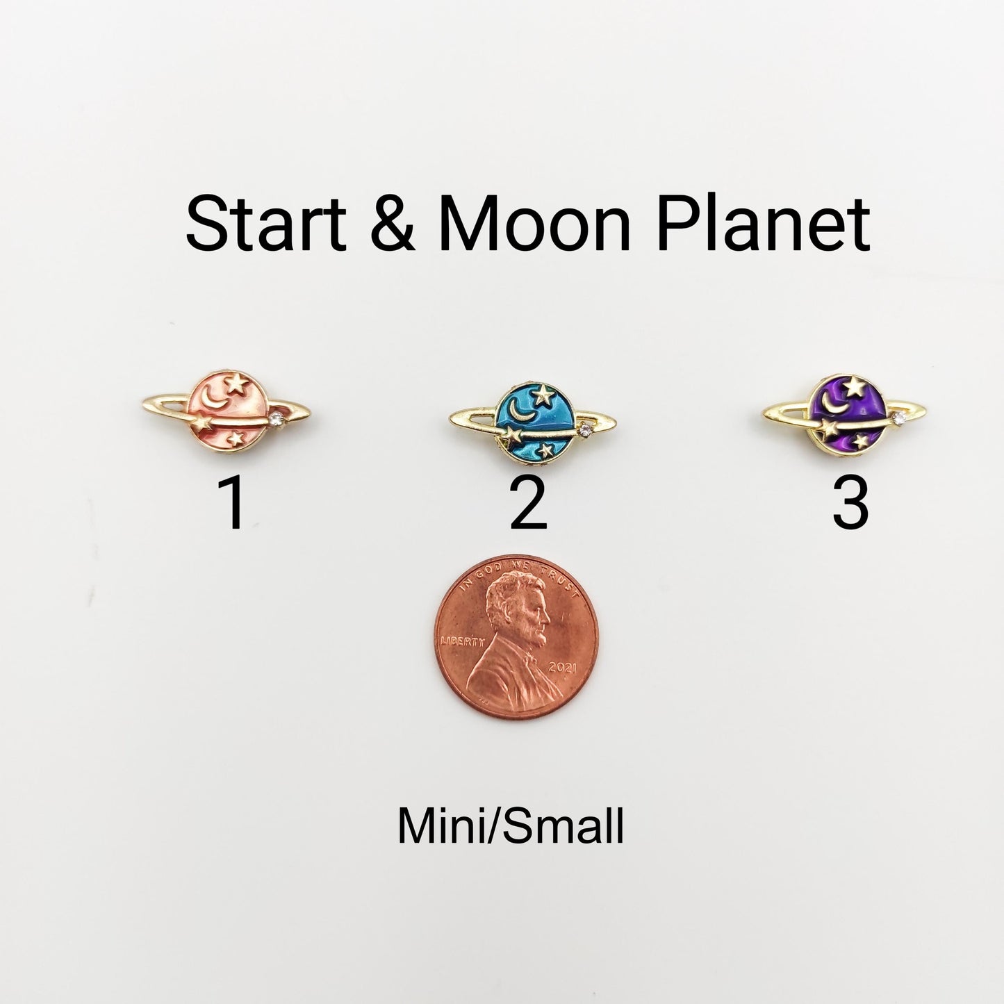 MINI planet enamel needle minders, Tiny Needle Minder for Embroidery, Cross Stitch, Needle work, Needle point tools