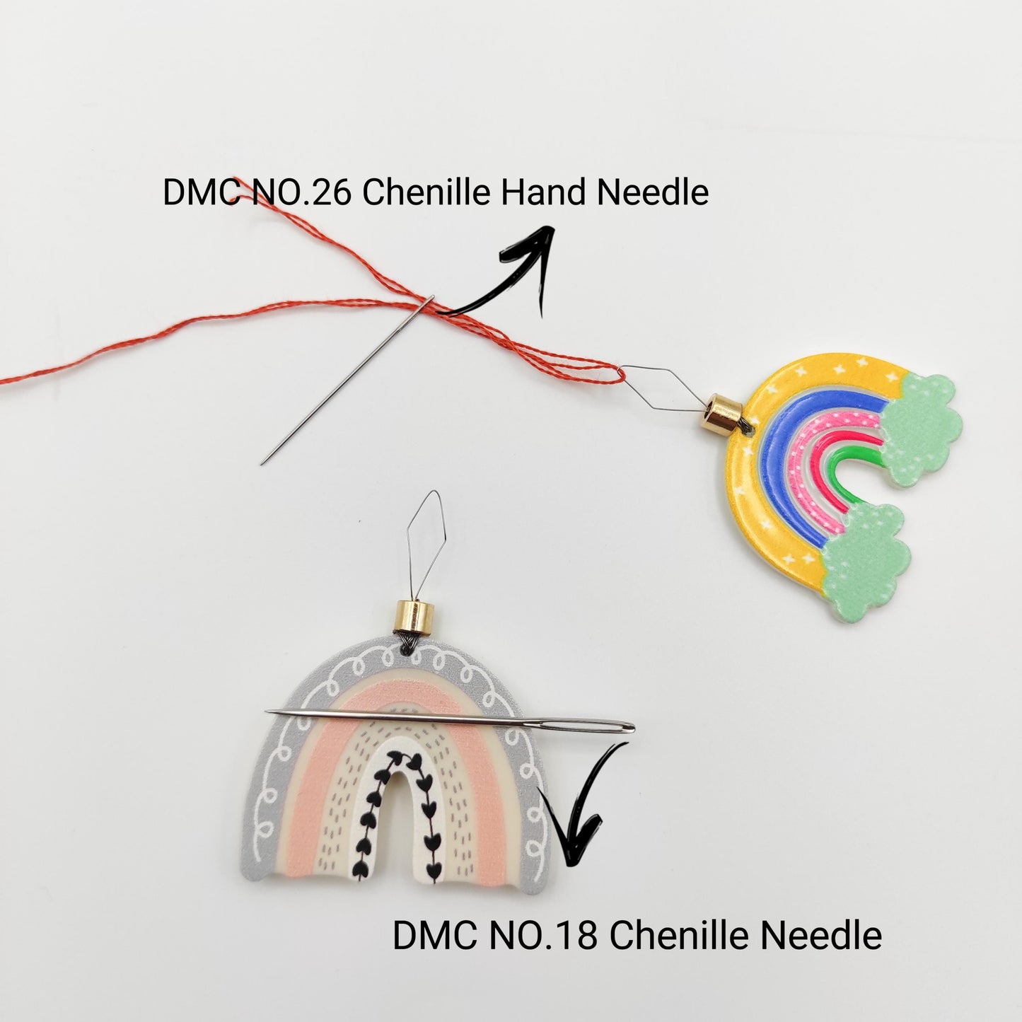 Modern Style Needle Threader/Minder Combo: Embroidery Sewing Aid