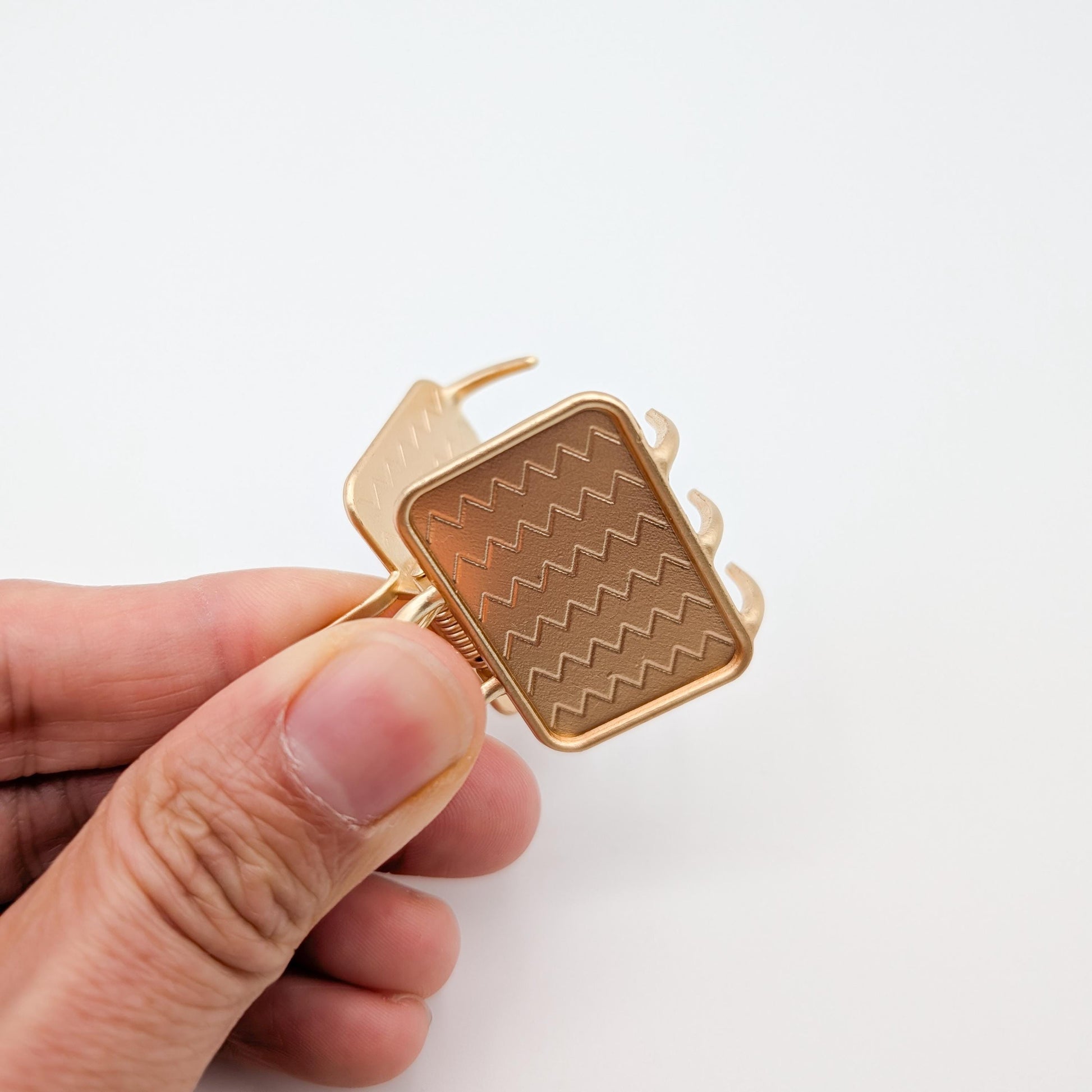 DIY Small Embroidery Hair Clip Kit: Handmade Cross Stitch Hair Pin Base