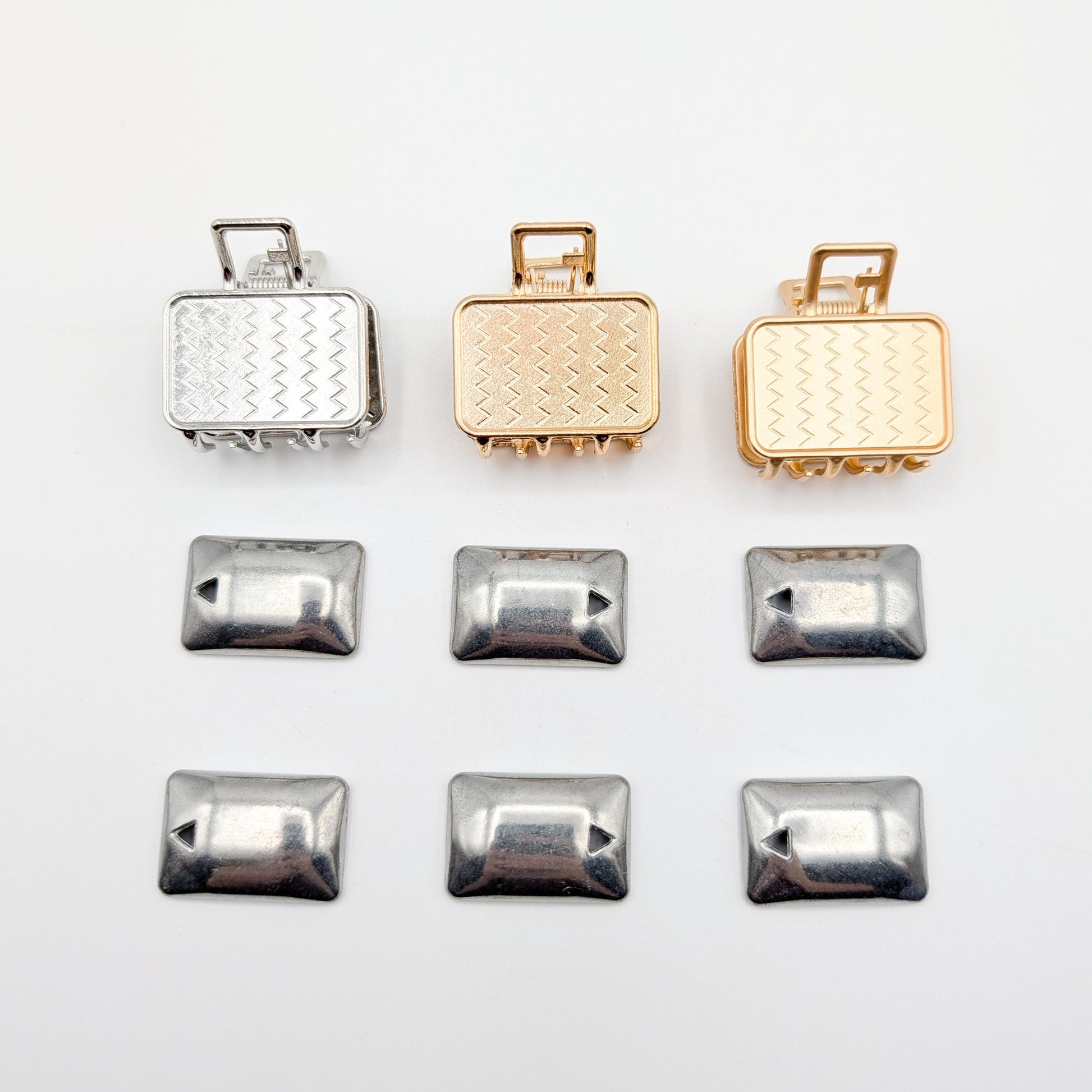 DIY Small Embroidery Hair Clip Kit: Handmade Cross Stitch Hair Pin Base