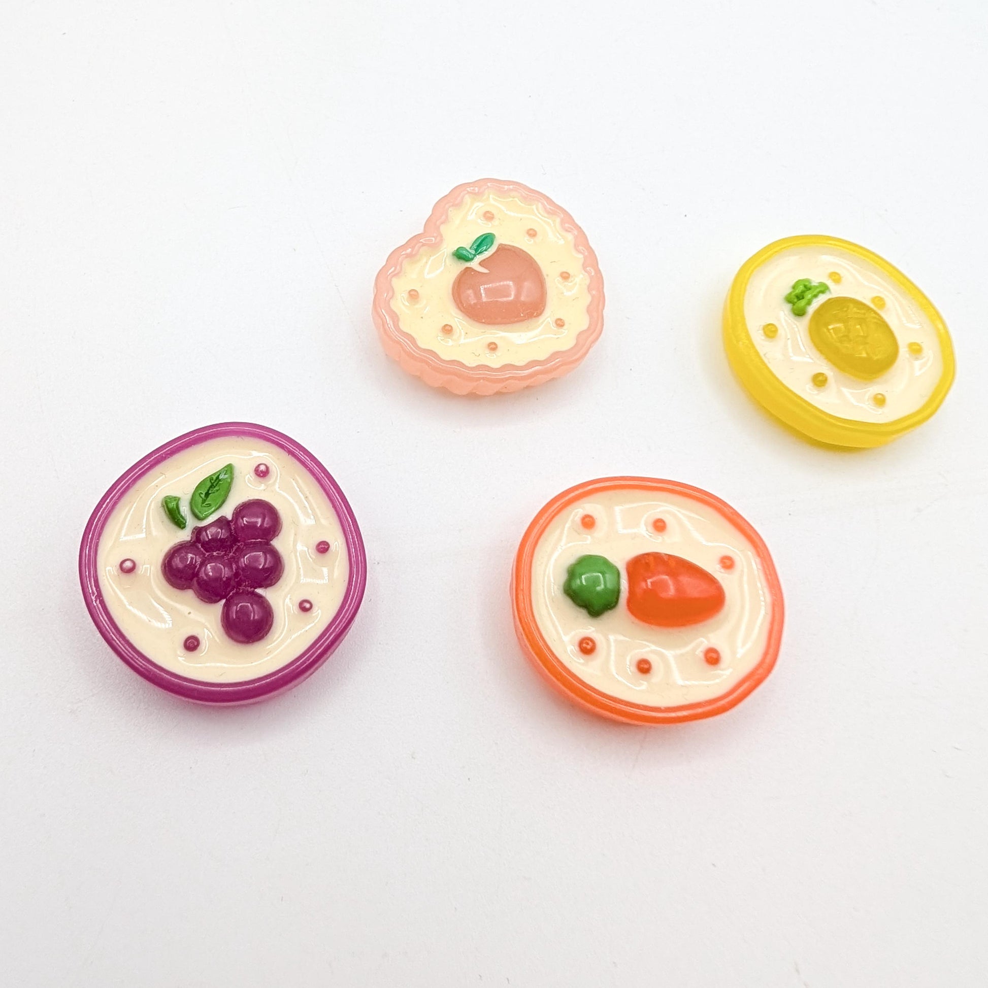 Fruit Resin Needle Minder: Embroidery, Cross Stitch, Needlepoint