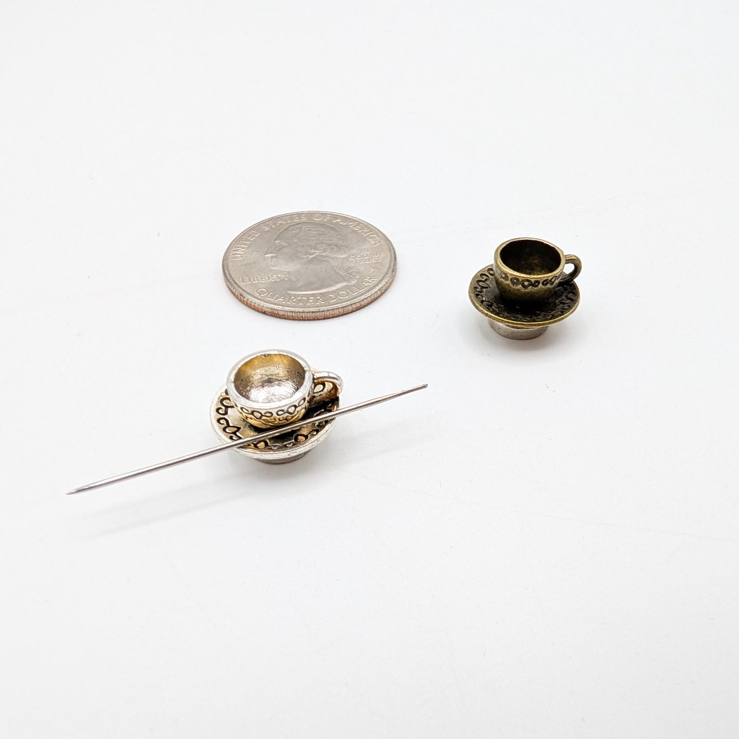 3D Coffee Theme Needle Minder: Embroidery Sewing Needlecraft