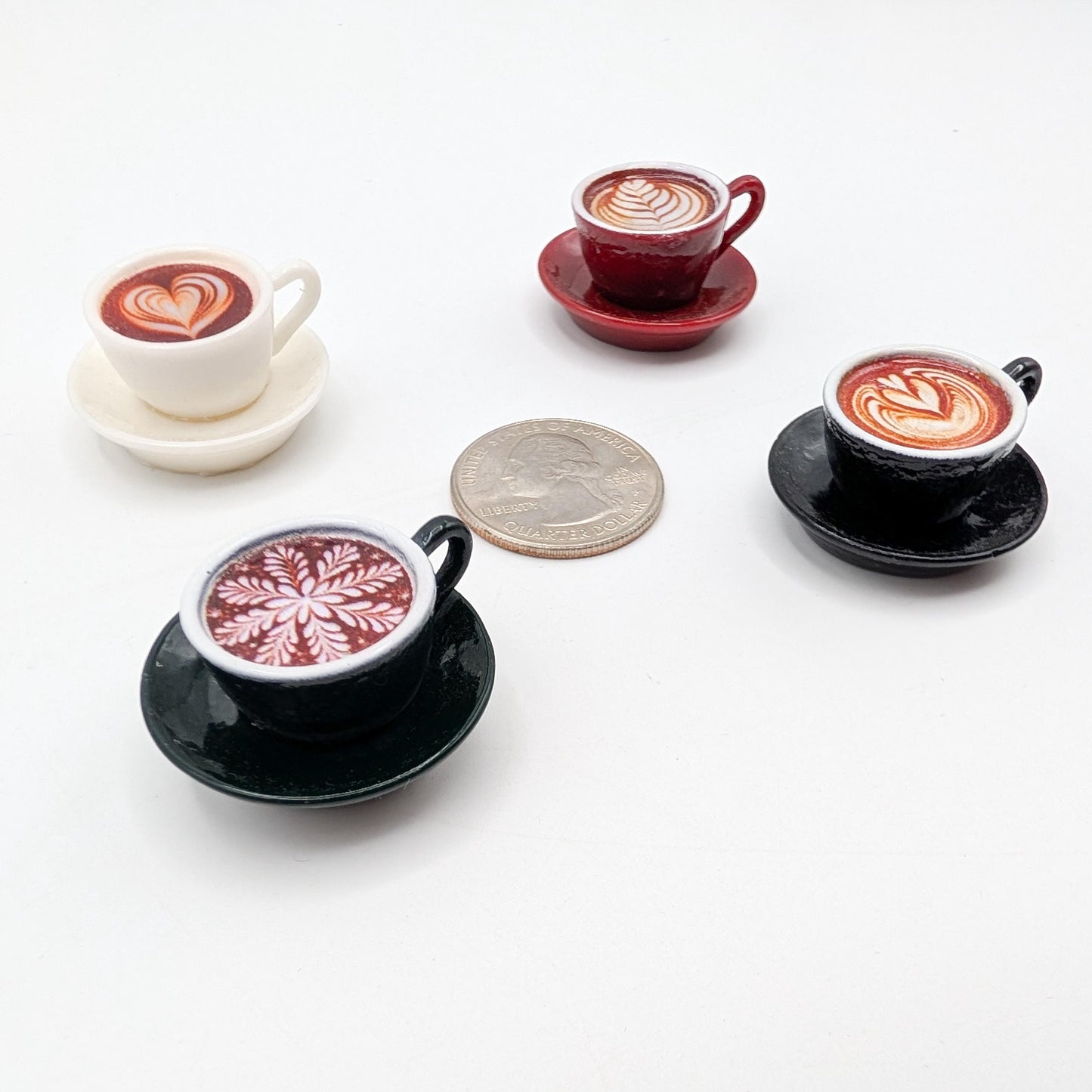 3D Coffee Theme Needle Minder: Embroidery Sewing Needlecraft