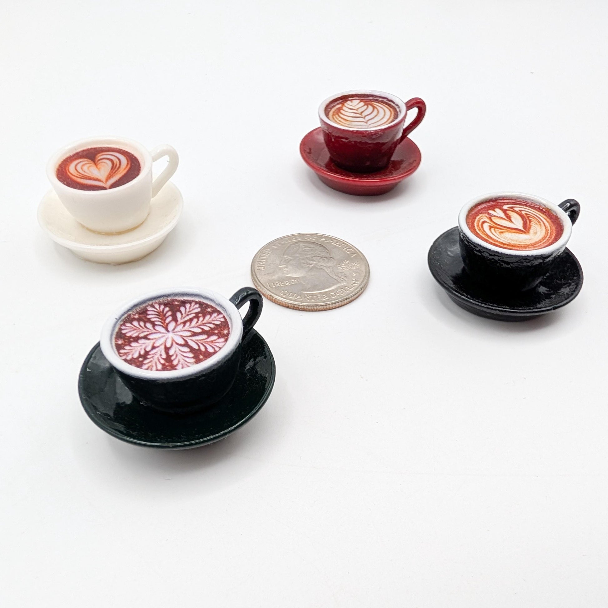 3D Coffee Theme Needle Minder: Embroidery Sewing Needlecraft