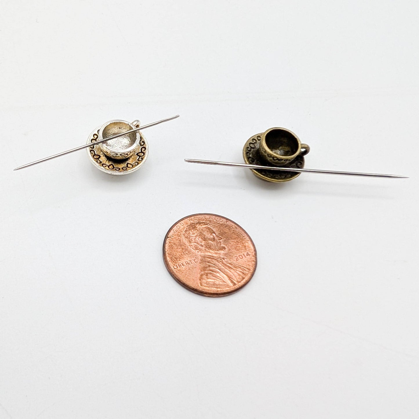 3D Coffee Theme Needle Minder: Embroidery Sewing Needlecraft