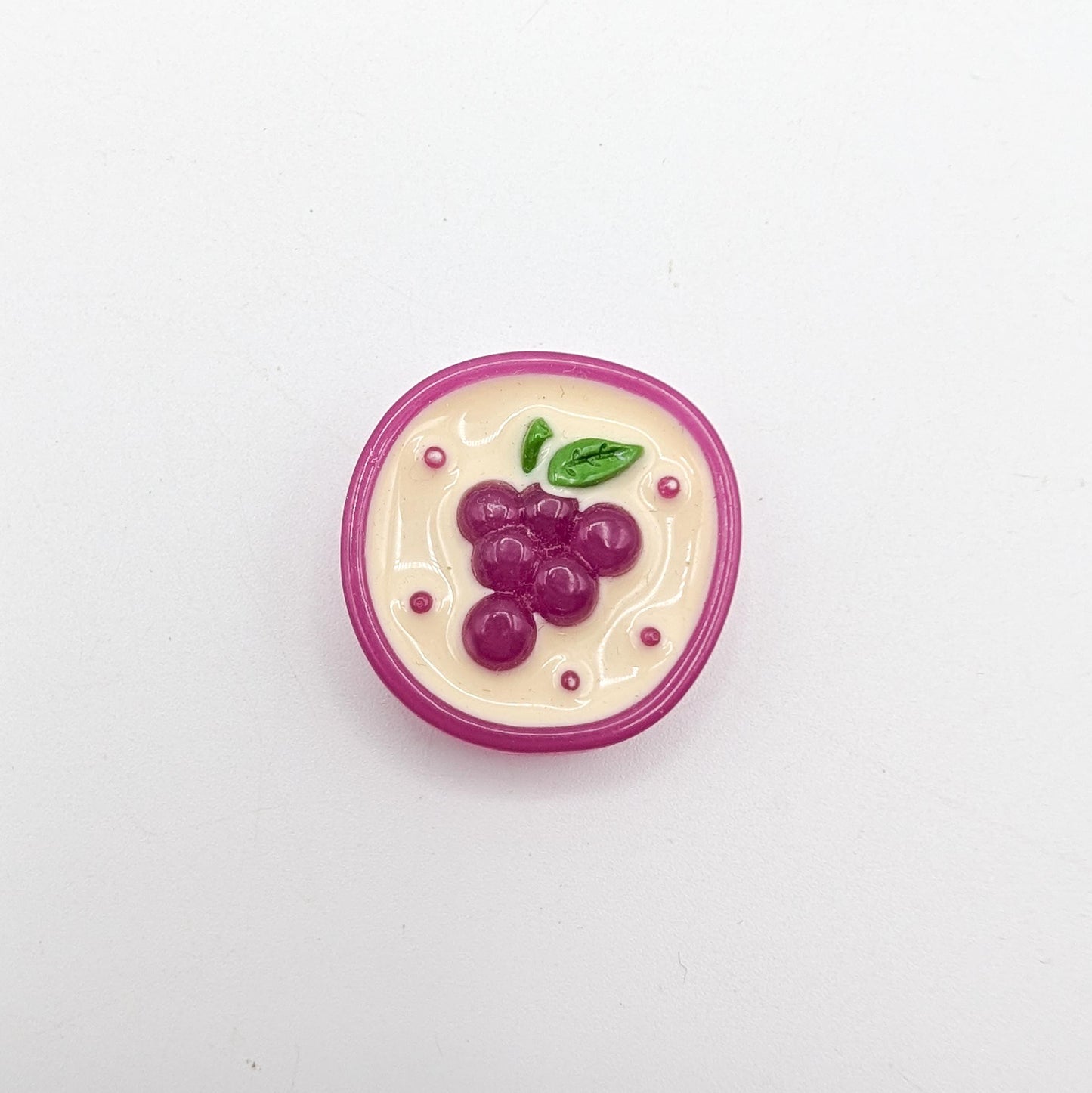 Fruit Resin Needle Minder: Embroidery, Cross Stitch, Needlepoint