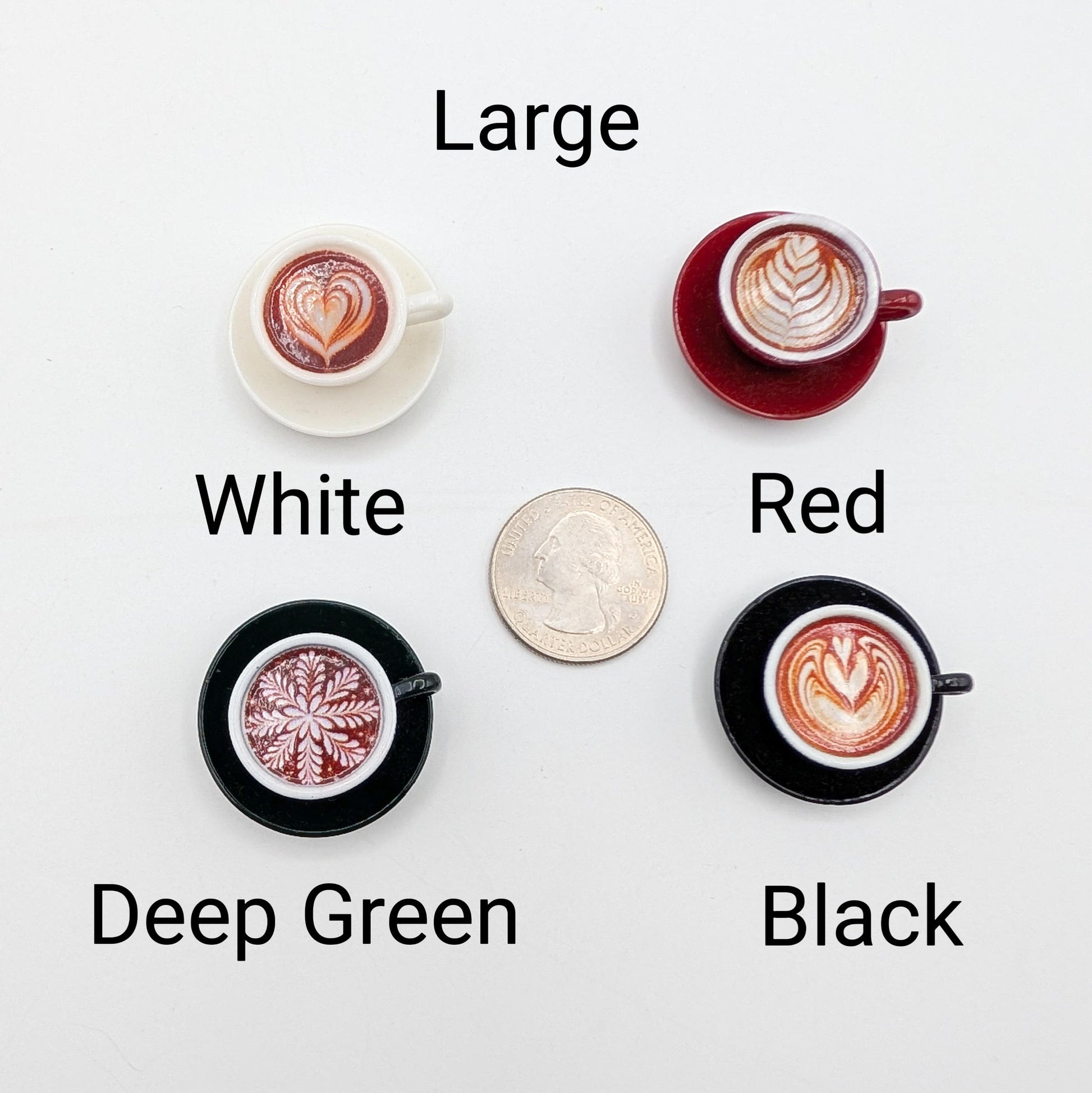 3D Coffee Theme Needle Minder: Embroidery Sewing Needlecraft