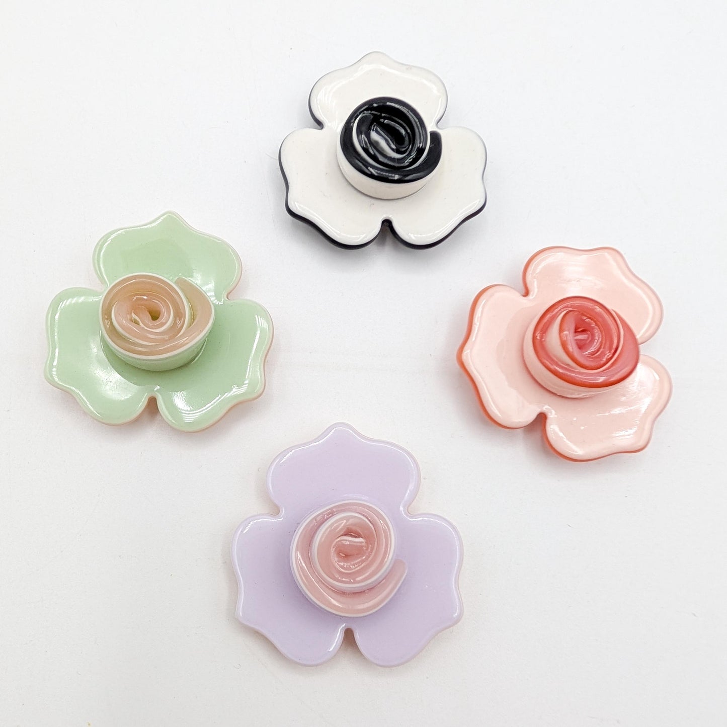 Floral Needle Minder: Embroidery, Cross Stitch, Needlepoint Tool