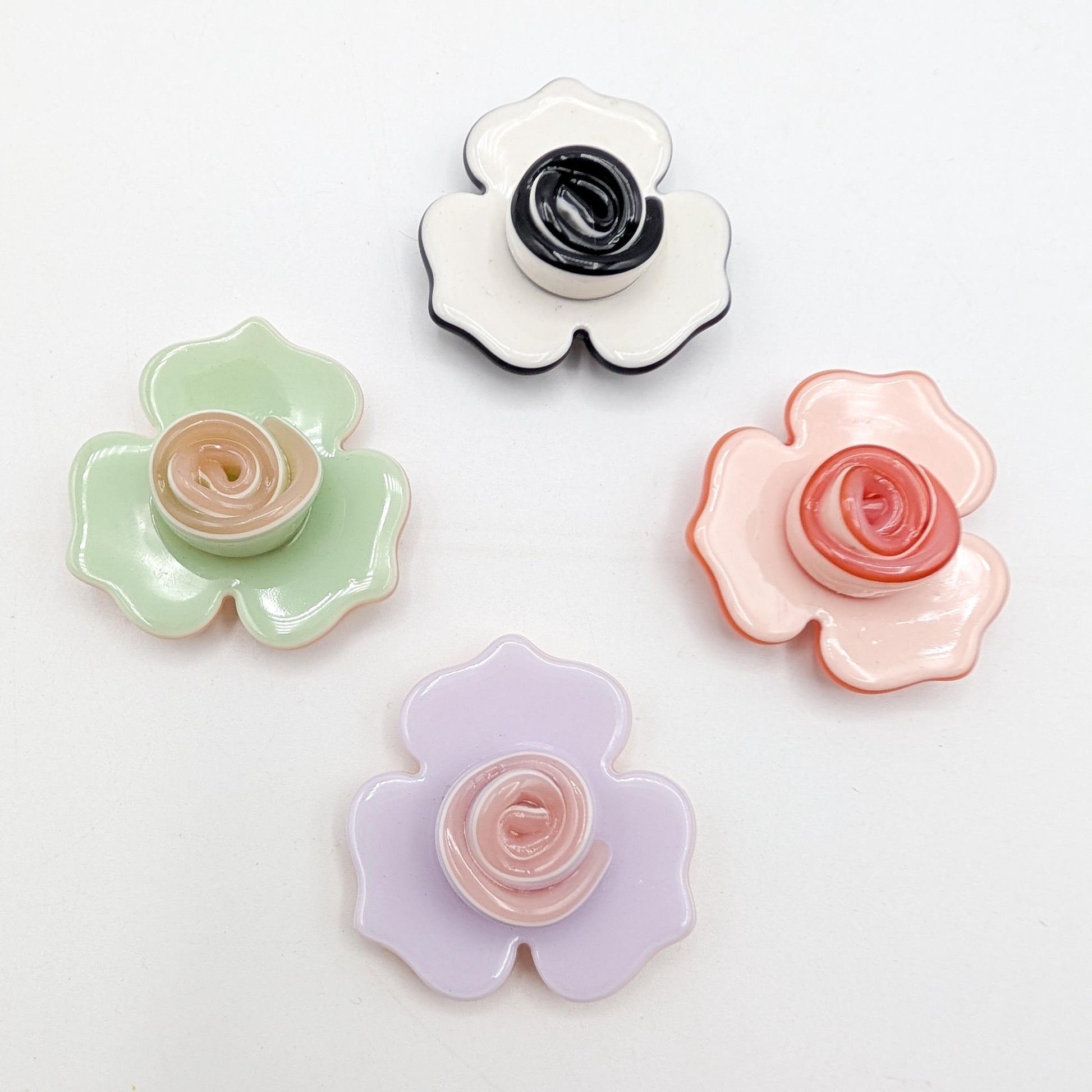 Floral Needle Minder: Embroidery, Cross Stitch, Needlepoint Tool