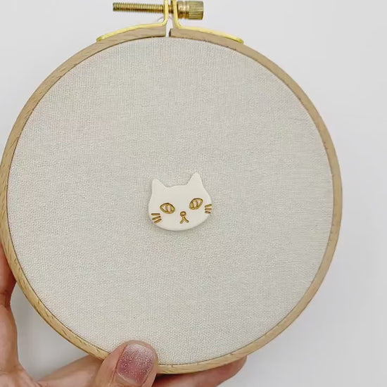 Large Animal Needle Minder: Acrylic Embroidery, Cross Stitch Tool