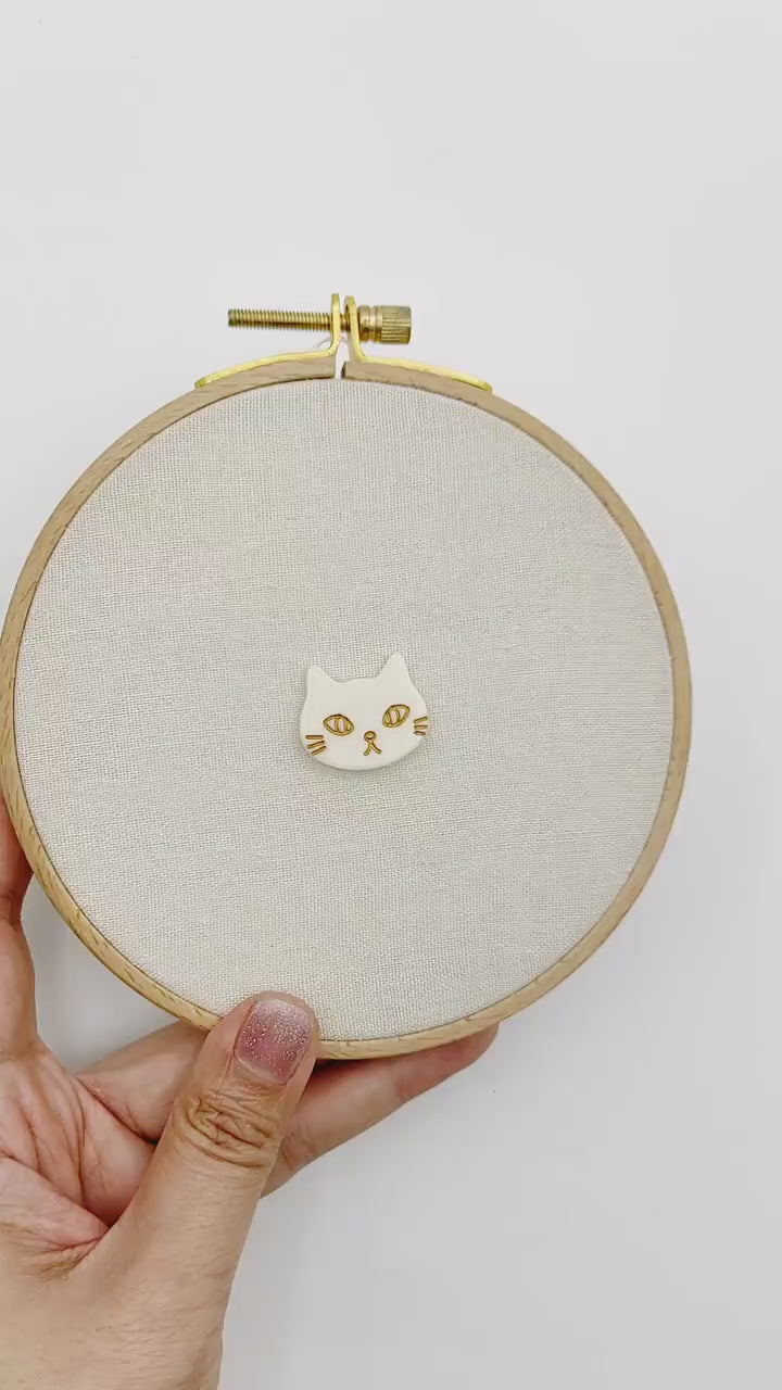 Large Animal Needle Minder: Acrylic Embroidery, Cross Stitch Tool
