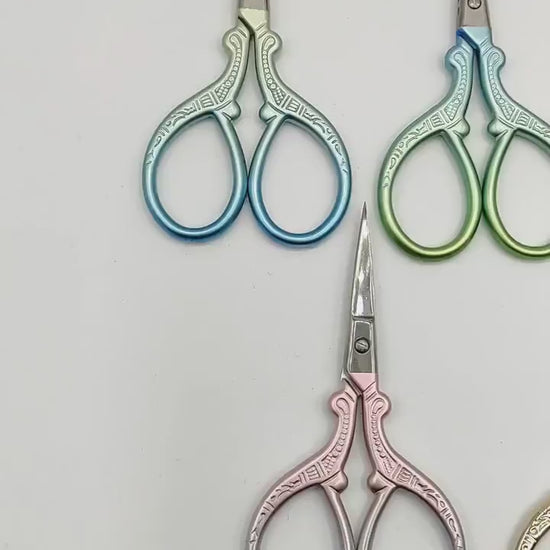 Stainless Steel Stylish  Embroidery scissor, Small Sharp scissor unique gift for Embroidery/Quilting/Thread/Sewing/Knitting/Cross Stitch