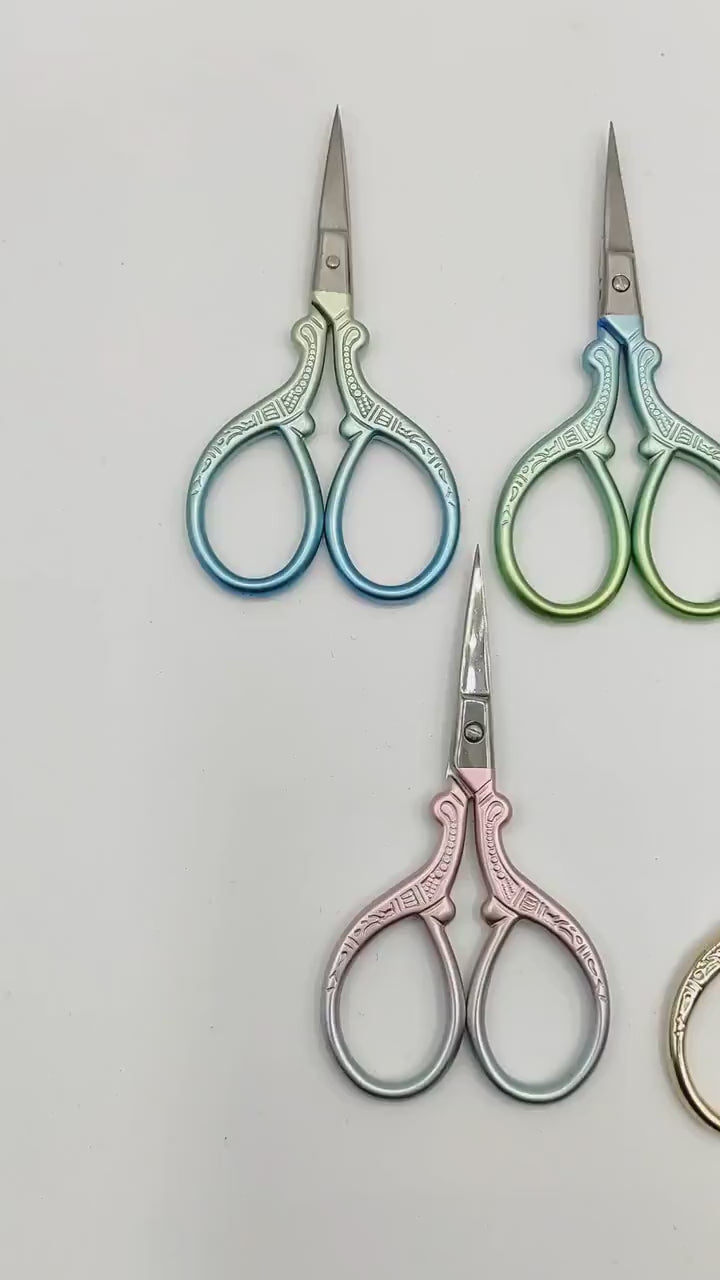 Stainless Steel Stylish  Embroidery scissor, Small Sharp scissor unique gift for Embroidery/Quilting/Thread/Sewing/Knitting/Cross Stitch