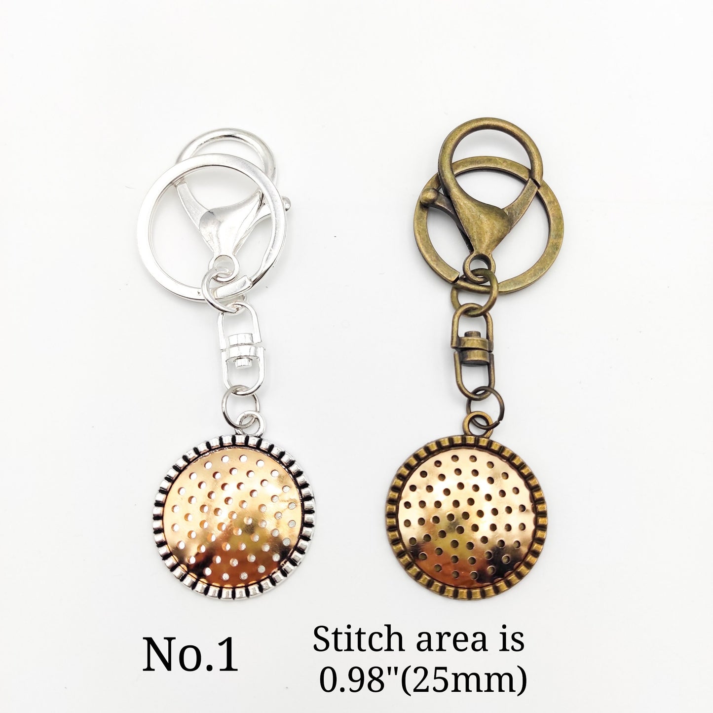 Blank keychain pendant, Blank keychain for embroidery, Cross stitch embroidery frame, Hand embroidery keychain kit, Diy gift kit