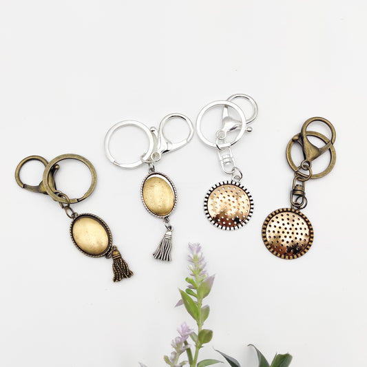 Blank keychain pendant, Blank keychain for embroidery, Cross stitch embroidery frame, Hand embroidery keychain kit, Diy gift kit