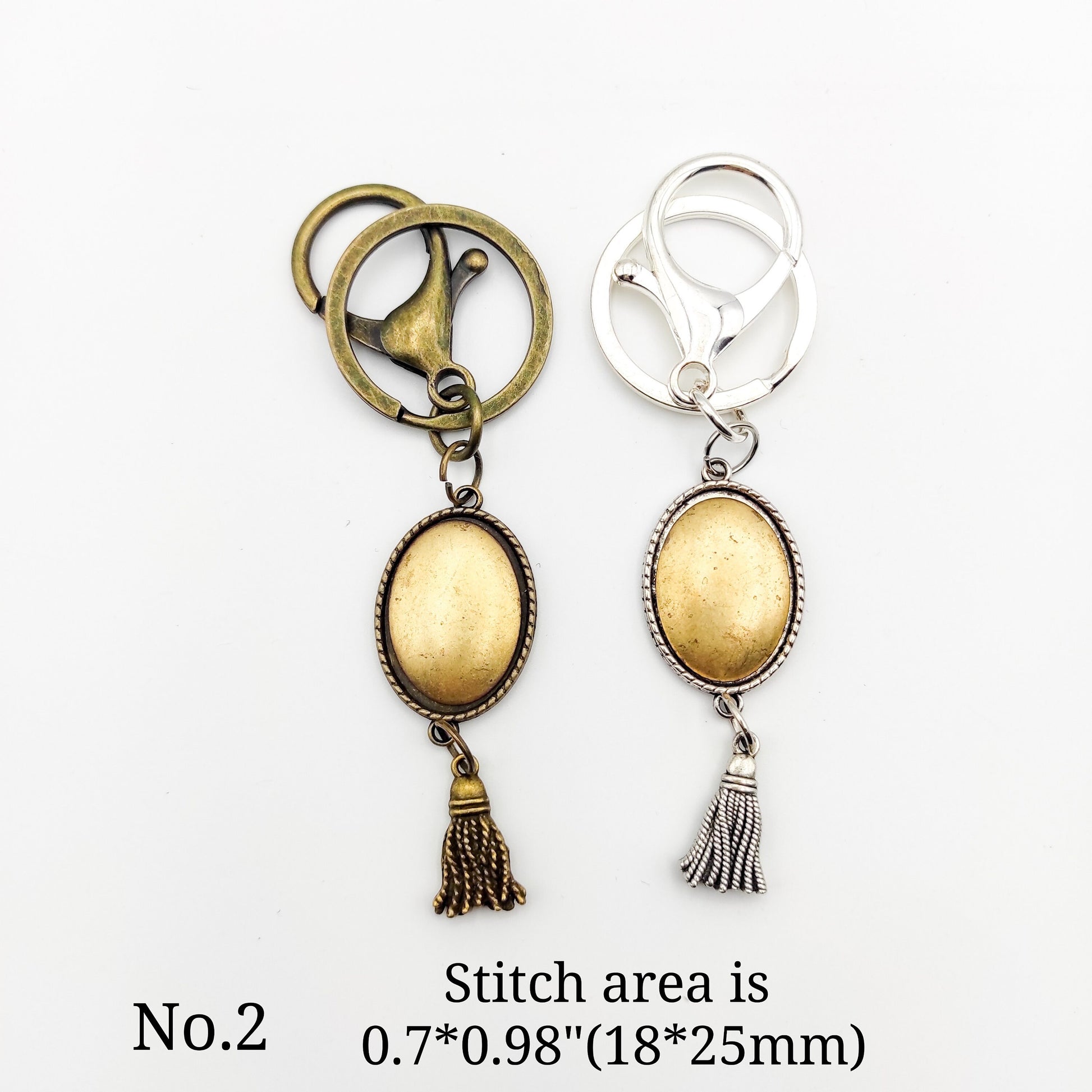 Blank keychain pendant, Blank keychain for embroidery, Cross stitch embroidery frame, Hand embroidery keychain kit, Diy gift kit