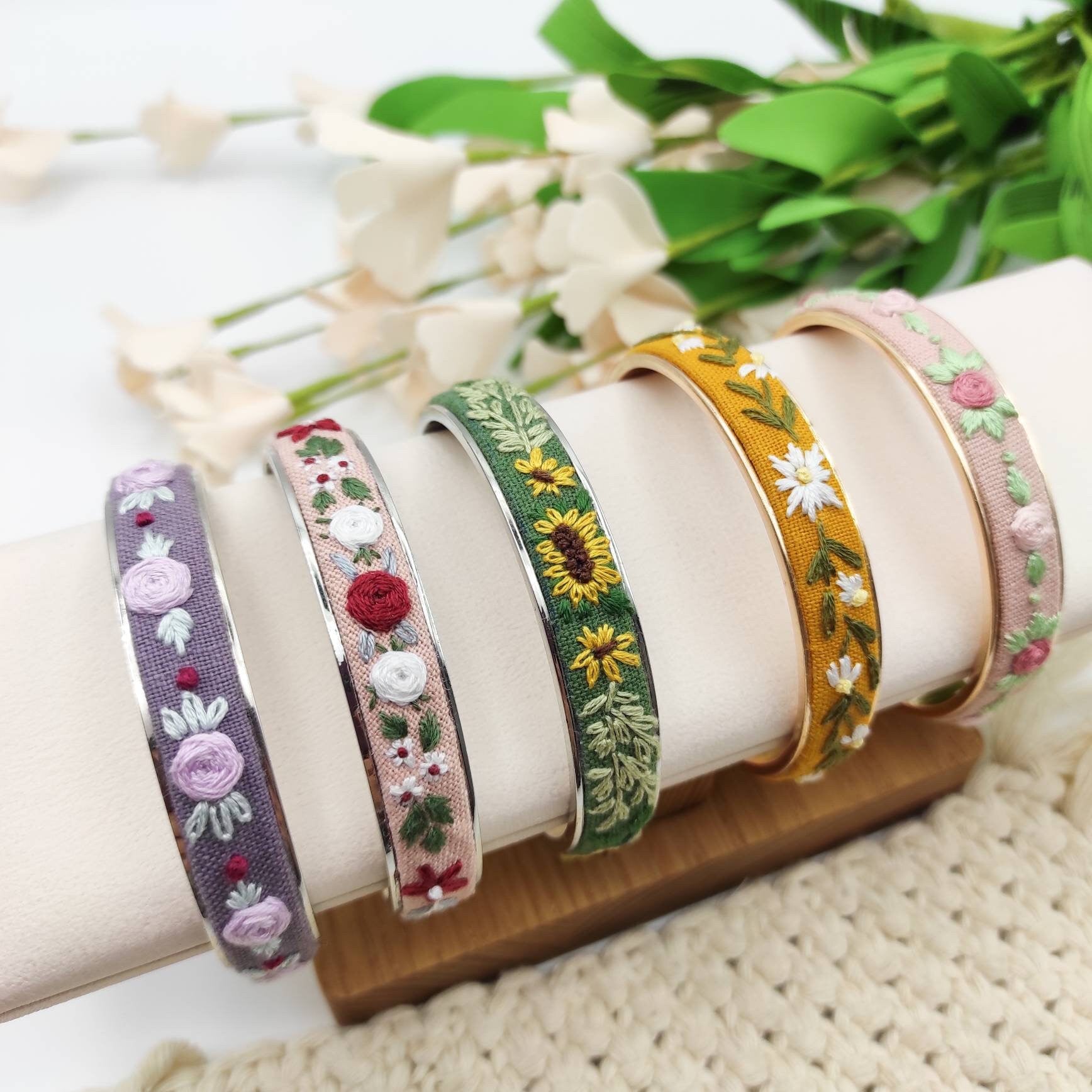 DIY cuff bracelet blank , embroidery blanks, Jewelry Blank,Embroidery  bracelet kit, Handmade jewelry kit, cross stitch bracelet kit