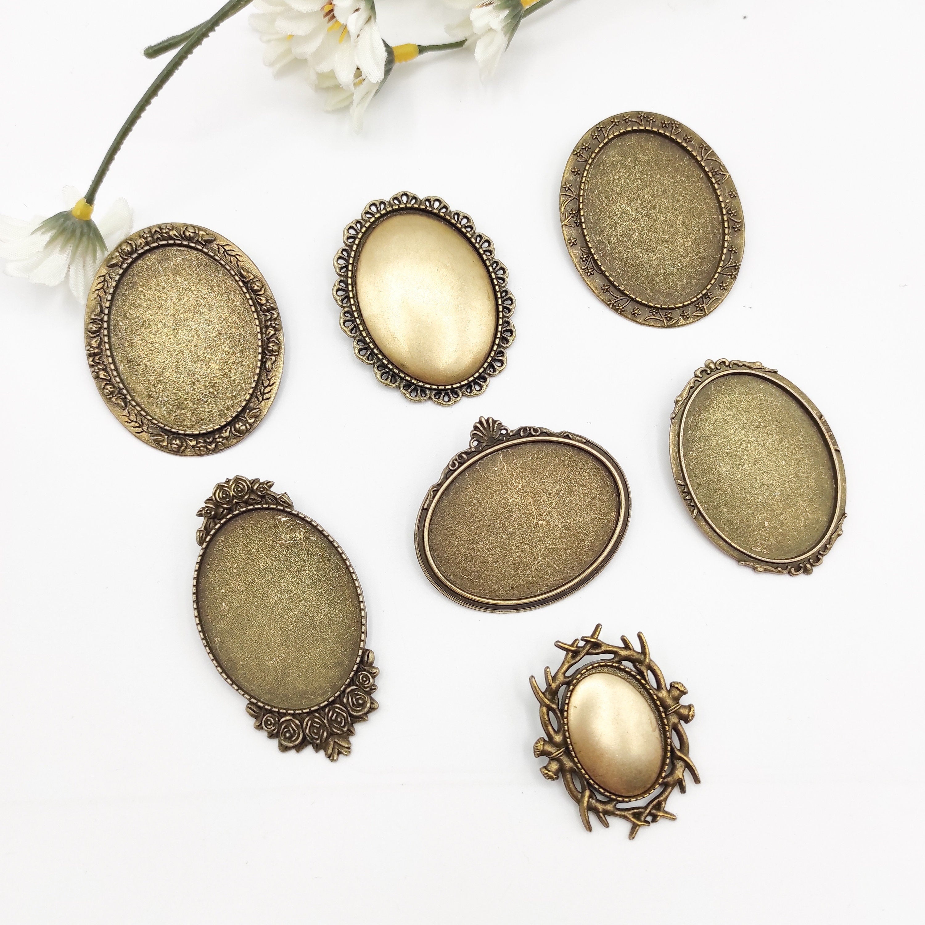 Oval embroidery pin kit, Pin kit for hand embroidery, cross stitch, ne ...